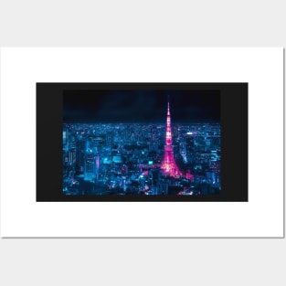 Tokyo Tower Posters and Art